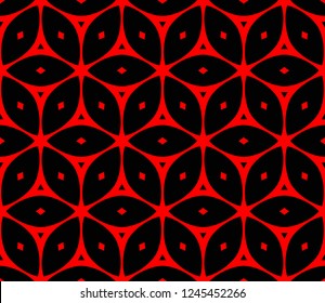 Seamless modern vector illustration with geometric ornament.
