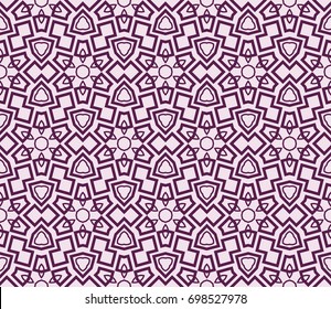 Seamless modern vector illustration with geometric ornament.