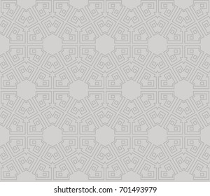 Seamless modern vector illustration with geometric ornament.