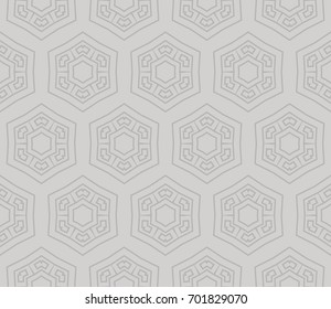 Seamless modern vector illustration with geometric ornament.