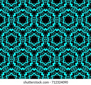 Seamless modern vector illustration with geometric ornament.
