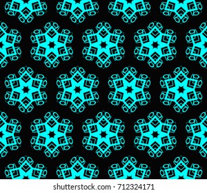 Seamless modern vector illustration with geometric ornament.