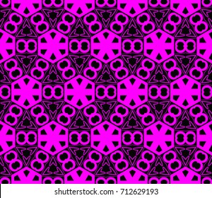 Seamless modern vector illustration with geometric ornament.