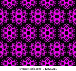 Seamless modern vector illustration with geometric ornament.