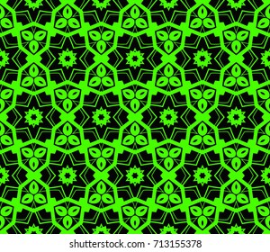 Seamless modern vector illustration with geometric ornament.