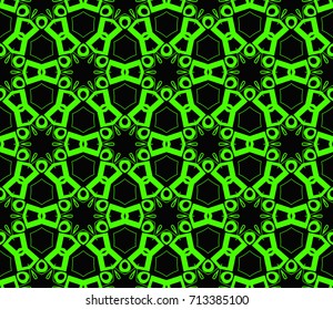 Seamless modern vector illustration with geometric ornament.