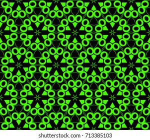 Seamless modern vector illustration with geometric ornament.
