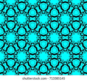 Seamless modern vector illustration with geometric ornament.