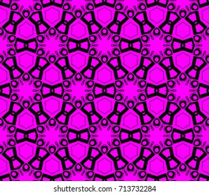 Seamless modern vector illustration with geometric ornament.