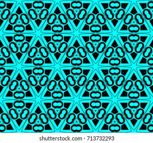 Seamless modern vector illustration with geometric ornament.