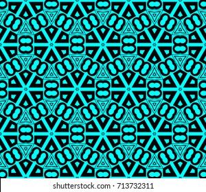 Seamless modern vector illustration with geometric ornament.