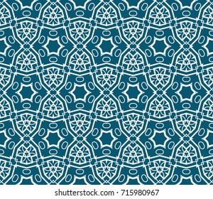 Seamless modern vector illustration with geometric ornament.