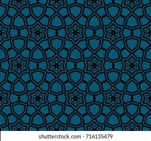 Seamless modern vector illustration with geometric ornament.