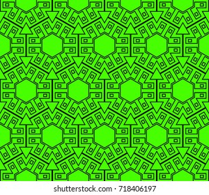 Seamless modern vector illustration with geometric ornament.