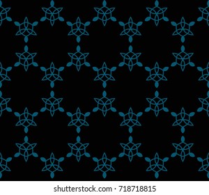 Seamless modern vector illustration with geometric ornament.