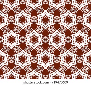 Seamless modern vector illustration with geometric ornament.