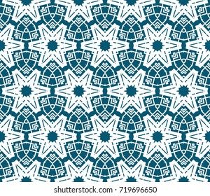 Seamless modern vector illustration with geometric ornament.
