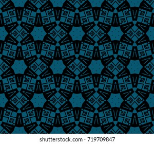 Seamless modern vector illustration with geometric ornament.