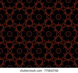Seamless modern vector illustration with geometric ornament.