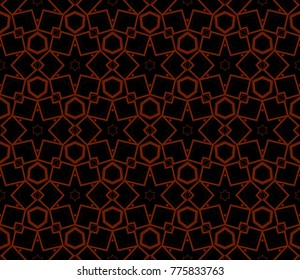Seamless modern vector illustration with geometric ornament.