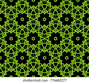 Seamless modern vector illustration with geometric ornament.
