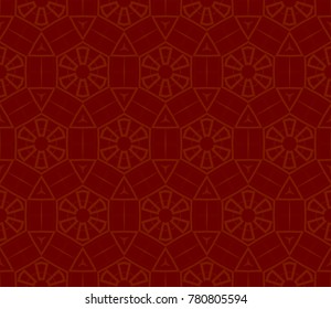 Seamless modern vector illustration with geometric ornament.