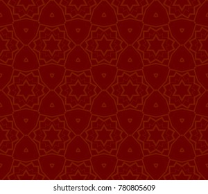 Seamless modern vector illustration with geometric ornament.