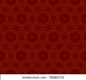 Seamless modern vector illustration with geometric ornament.