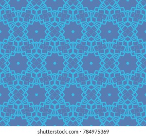 Seamless modern vector illustration with geometric ornament.