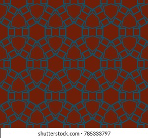 Seamless modern vector illustration with geometric ornament.