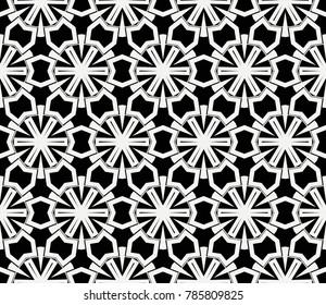 Seamless modern vector illustration with geometric ornament.