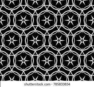 Seamless modern vector illustration with geometric ornament.