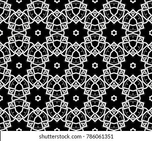 Seamless modern vector illustration with geometric ornament.