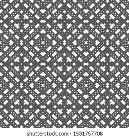 Seamless Modern vector template pattern with points and broken line diamond pattern. An abstract background for graphic design of the card, a cover, a flyer.