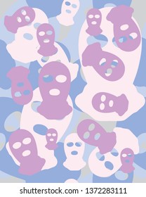Seamless modern wallpaper, Mask Repeating backround.