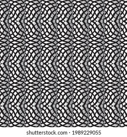 Seamless modern wavy curve strips abstract presentation background. Vector illustration