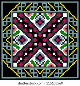 Seamless moldavian national ethnic  ornament