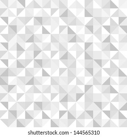 Seamless monochromatic geometric pattern. Vector background