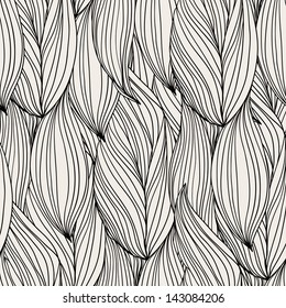 Seamless Monochrome  Abstract  waves background, wallpaper