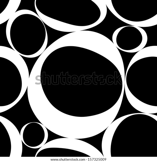 Seamless Monochrome Background Stock Vector (Royalty Free) 157325009