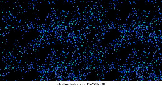 Seamless Monochrome Background. Abstract Halftone Texture with Different Sizes Dots for Print, Card, Fabric, Web or Mobile Applications. Modern Tech Halftone Background with Dots. Vector Texture.