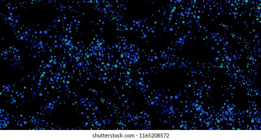 Seamless Monochrome Background. Abstract Halftone Texture with Different Sizes Dots for Print, Card, Fabric, Web or Mobile Applications. Retro Tech Halftone Background with Dots. Vector Texture.