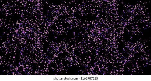 Seamless Monochrome Background. Abstract Texture with Chaotically Located Color Dots for Print, Card, Fabric, Web or Mobile Applications. Trendy Tech Halftone Background with Dots. Vector Texture.