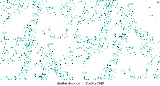 Seamless Monochrome Background. Abstract Texture with Chaotically Located Color Dots for Print, Card, Fabric, Web or Mobile Applications. Retro Tech Halftone Background with Dots. Vector Texture.