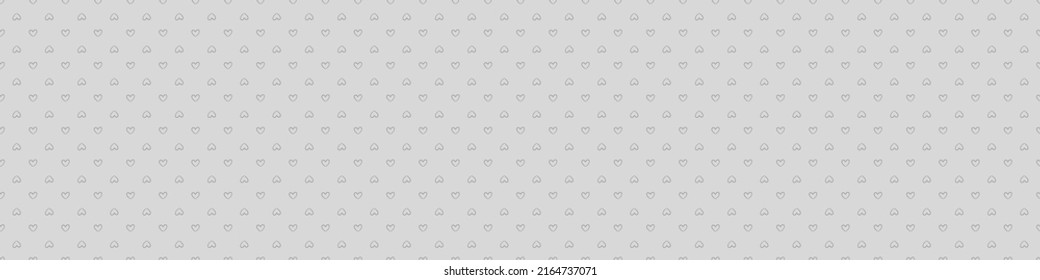 Nahtloser einfarbiger Hintergrund mit handgezeichneten Herzen. Nahtloses Muster. Valentinstag. Schwarz-Weiß-Illustration
