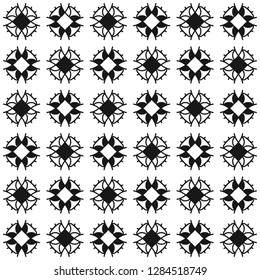 Seamless monochrome circle background for design. You can repaint in any color. Vector.