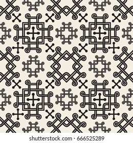 seamless monochrome cross pattern background