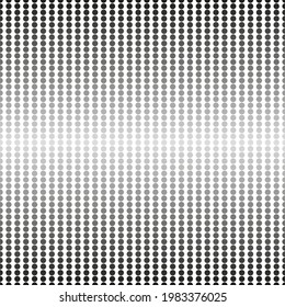 Textura de punto monocromática sin inconvenientes. Patrón de puntos polka vectorial.
