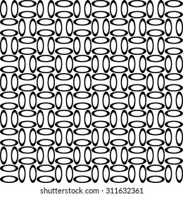 Seamless monochrome ellipse pattern