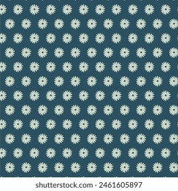 Seamless Monochrome Floral Backdrop Pattern With Hand Drawn Illustration of Flowers and Leaves In Retro Graceful Style. Vector Illustration On Isolated Background.
